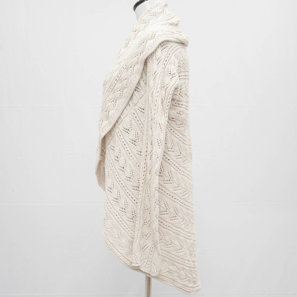 CAbi Cream Open-Front Cardigan Sweater - Picture 3 of 6